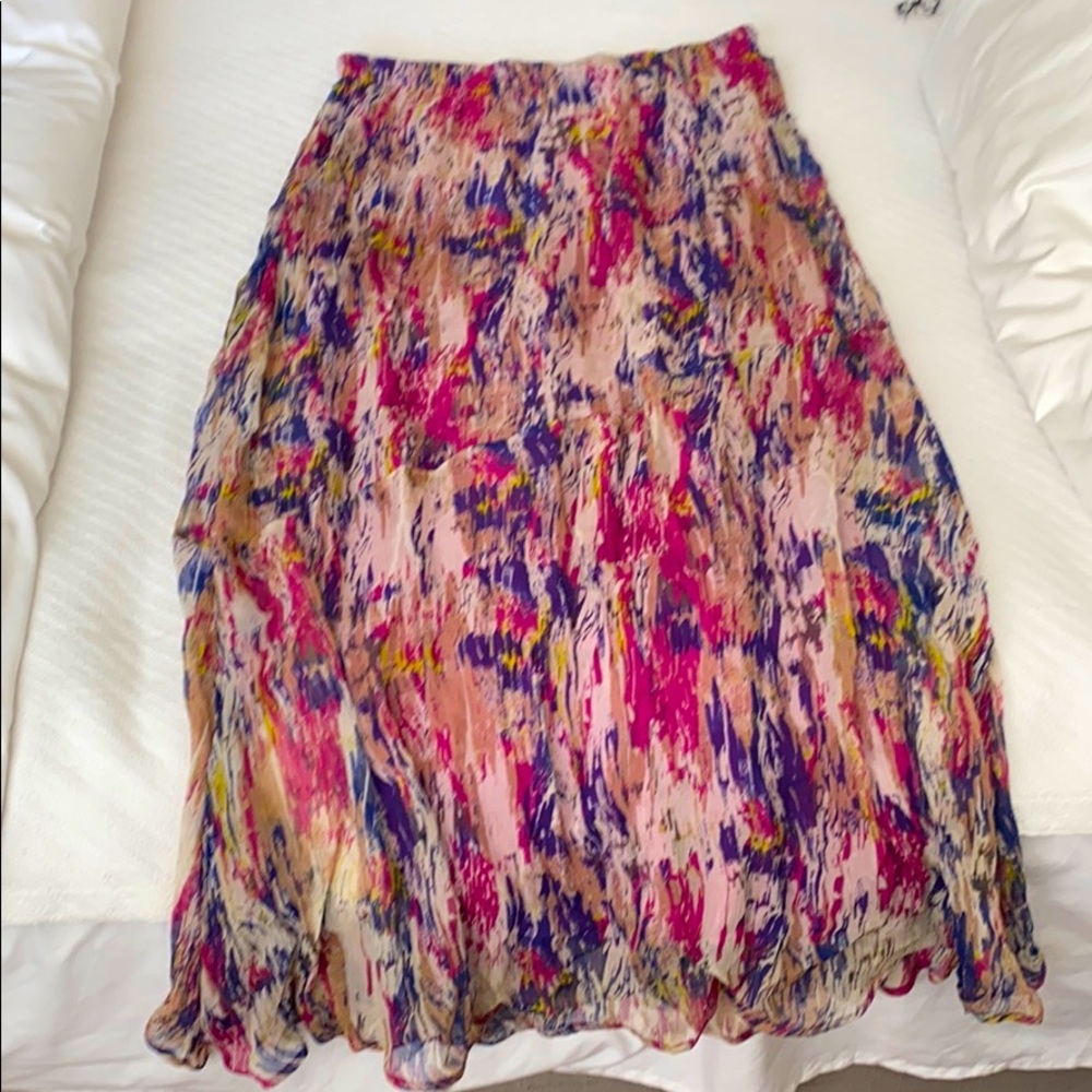 Maxi chiffon skirt